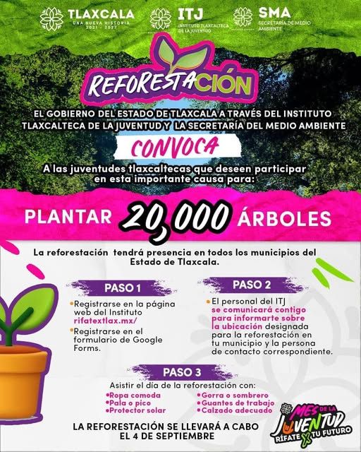 Convocatoria reforestación
