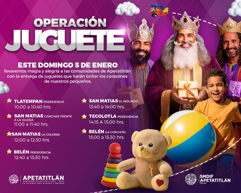 Operación juguete, está en marcha