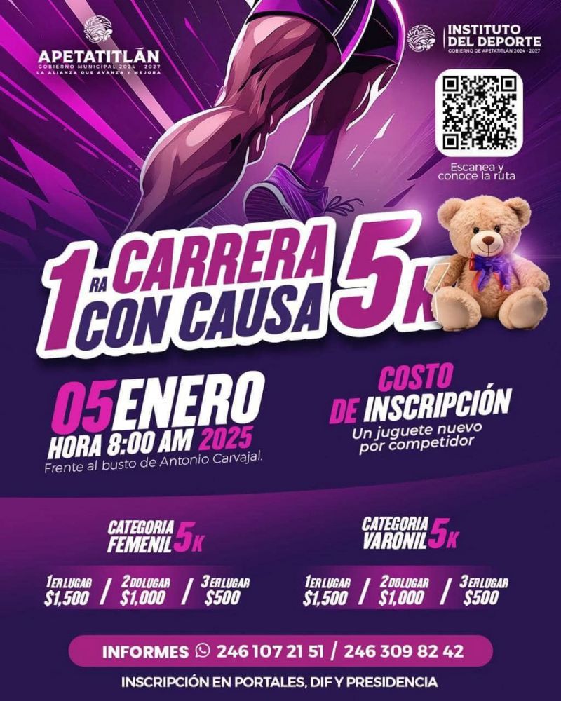 1ra Carrera con causa de Apetatitlan