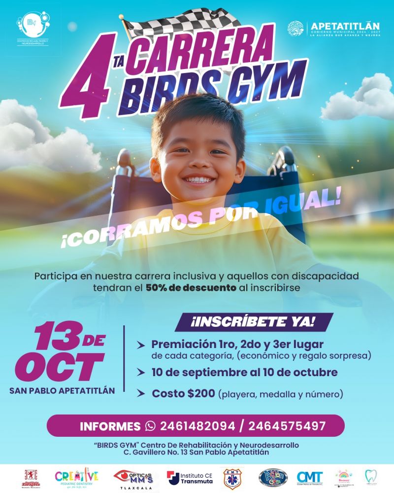 4ta Carrera Inclusiva BIRDS GYM